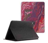 Selencia Coque tablette Vivid pour iPad Air 11 pouces (2026) M4 / (2025) M3 / (2024) M2 / Air 5 (2022) / Air 4 (2020) - Marble Plum Multicolore