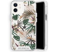 Selencia Coque très protectrice Zarya Fashion pour iPhone 12 Mini - Jungle Leaves