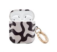 Selencia Coque Vivid pour Apple AirPods 1 / 2 - Art Wave Black
