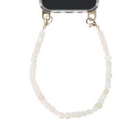 Bracelet Selencia avec pierres naturelles - Blanc perle