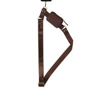 Selencia Cordon de téléphone avec petit sac - Mocha Brown