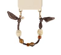 Selencia Cordon de téléphone Satin Stone - Brown