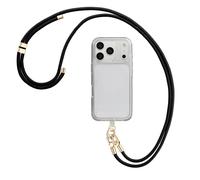 Selencia Cordon universel pour téléphone avec 2 crochets - réglable - Noir