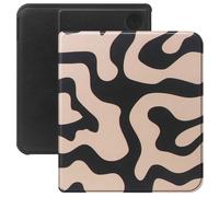 Selencia Étui de liseuse portefeuille Vivid pour Kobo Libra Colour - Art Wave Black