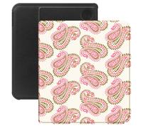 Selencia Selencia Étui de liseuse portefeuille Vivid pour Kobo Libra Colour / Libra 2 Paisley Blush Multicolore