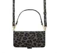 Selencia Étui de télephone portefeuille imprimé léopard Sabi pour Samsung Galaxy S24 / S25 - Midnight Black