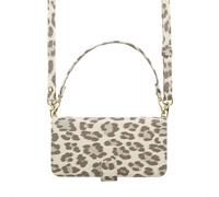 Selencia Étui de télephone portefeuille imprimé léopard Sabi pour Samsung Galaxy S25 / S24 - Soft Ivory