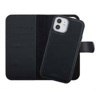 Selencia Étui portefeuille amovible Olyn avec MagSafe pour Apple iPhone 12 (Pro) - Noir
