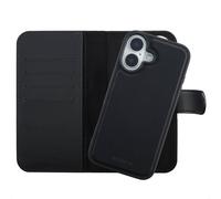 Selencia Étui portefeuille amovible Olyn avec MagSafe pour Apple iPhone 16 - Noir