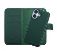 Selencia Étui portefeuille amovible Olyn avec MagSafe pour Apple iPhone 16 - Vert