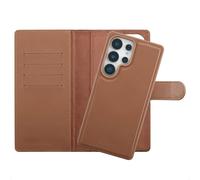 Selencia Étui portefeuille amovible Olyn avec MagSafe pour Samsung Galaxy S25 Ultra - Marron