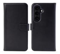 Selencia Étui portefeuille en cuir véritable pour Samsung Galaxy S26 - Noir