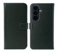 Selencia Selencia Étui portefeuille en cuir véritable pour Samsung Galaxy S26 Vert Vert