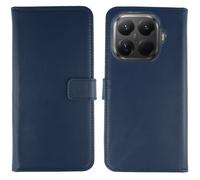 Selencia Selencia Étui portefeuille en cuir véritable pour Xiaomi 15T Pro Bleu foncé Bleu