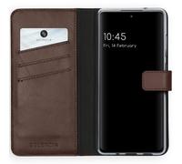 Selencia G78037736104 coque de protection pour téléphones portables 16,5 cm (6.5 ) Folio porte carte Marron Samsung Galaxy S20 FE