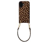 Selencia Nova coque arrière en cuir véritable avec porte-cartes pour Apple iPhone 16 - Fawn Chic