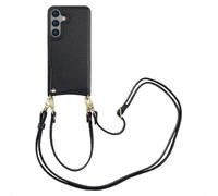 Selencia Nova étui de téléphone avec cordon et porte-cartes pour Samsung Galaxy S24 - Noir