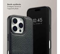 Selencia Coque de télephone Nova avec cordon et porte-cartes pour Apple iPhone 16 Pro - Noir