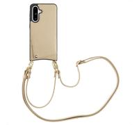 Selencia Nova Phone Case avec cordon et porte-cartes pour le Samsung Galaxy A36 / A56 - Beige