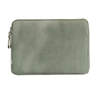Selencia Selencia Pochette ordinateur Corduroy 13-14 pouces Pistache Cream Vert
