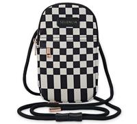 Selencia ?Pochette pour téléphone - Checker Black