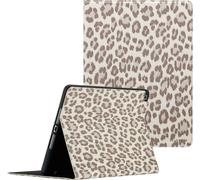 Selencia Sabi Bibliothèque avec impression pour Apple iPad 9 (2021) 10.2 pouces / iPad 8 (2020) 10.2 pouces / iPad 7 (2019) 10.2 pouces - Ivoire doux