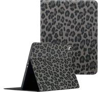 Selencia Sabi Bibliothèque avec impression pour Apple iPad Air 11 pouces (2025) M3 / (2024) M2 / Air 5 (2022) / Air 4 (2020) - Noir nuit
