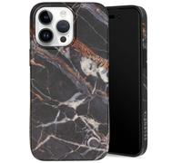 Selencia Selencia Aurora Coque Fashion iPhone 14 Pro Max Onyx Black Marble Noir