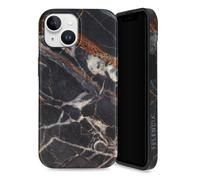 Selencia Selencia Aurora Coque Fashion iPhone 15 Onyx Black Marble Noir