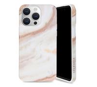 Selencia Selencia Aurora Coque Fashion iPhone 15 Pro Max Powder White Marble Blanc