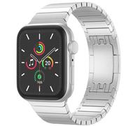 Selencia Bracelet à maillons en acier pour Apple Watch Series 1 t/m 11 / SE / Ultra (44/45/46/49 mm) - Argent