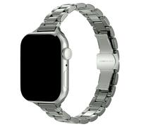 Selencia Bracelet à maillons fin en acier pour Apple Watch | 38/40/41/42 mm - Argent