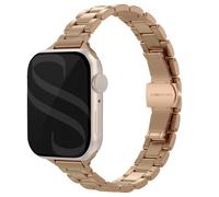 Selencia Bracelet à maillons fin en acier pour Apple Watch | 38/40/41/42 mm - Rose Doré