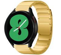 Selencia Selencia Bracelet magnétique en acier Samsung Galaxy Watch 7 40/44 mm Dorée Dorée