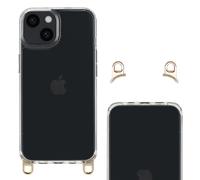 Selencia Selencia Coque arrière avec crochets amovibles iPhone 13 Transparent Transparent