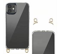 Selencia Selencia Coque arrière avec crochets amovibles pour iPhone 11 Transparent Transparent