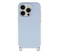 Selencia Coque arrière Rivièra avec MagSafe avec crochets amovibles pour Apple iPhone 15 Pro - Powder Blue