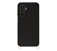 Selencia Selencia Coque arrière Rivièra avec MagSafe avec crochets amovibles pour Samsung Galaxy A18 / A17 / A16 / A26 Velvet Black Noir