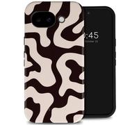 Selencia Selencia Coque arrière Vivid avec MagSafe Google Pixel 10a Art Wave Black Multicolore
