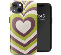 Coque pour iPhone 13 Plastique Double Cours Prune Fern