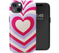 Coque pour iPhone 13 Plastique Double Cours Rubine rouge Lilasc