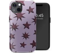 Selencia Selencia Coque arrière Vivid avec MagSafe iPhone 13 Stars Plum Lilac Multicolore