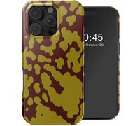 Selencia Selencia Coque arrière Vivid avec MagSafe iPhone 16 Pro Moo'd Olive Dust Multicolore