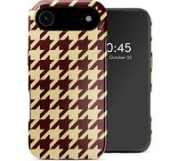 Selencia Selencia Coque arrière Vivid avec MagSafe iPhone Air Pied-de-Poule Multicolore