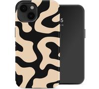 Selencia Selencia Coque arrière Vivid avec MagSafe pour iPhone 14 Art Wave Black Multicolore