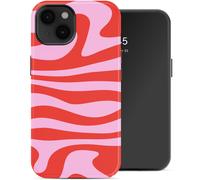 Selencia Coque arrière Vivid avec MagSafe pour Apple iPhone 14 - Dream Swirl Pink