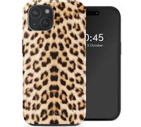 Selencia Selencia Coque arrière Vivid avec MagSafe pour iPhone 15 Wild Leo Multicolore