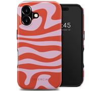 Selencia Coque arrière Vivid avec MagSafe pour Apple iPhone 16 - Dream Swirl Pink
