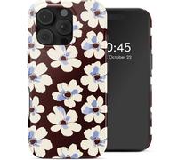 Selencia Selencia Coque arrière Vivid avec MagSafe pour iPhone 16 Pro Choco Flower Pop Multicolore