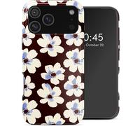 Selencia Coque arrière Vivid avec MagSafe pour Apple iPhone 17 Pro Max - Choco Flower Pop